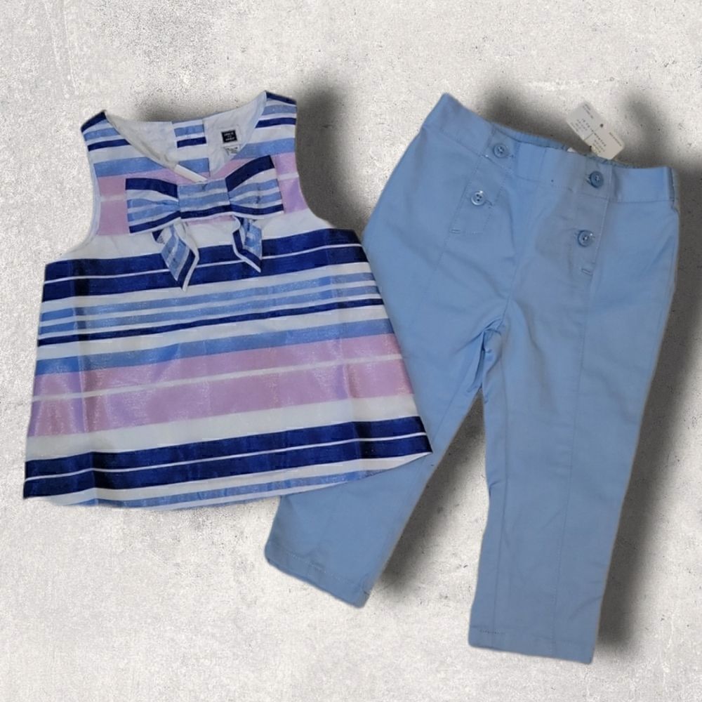 JANIE AND JACK 2-PIECE OUTFIT, SIZE 12-18 MONTHS, NEW!